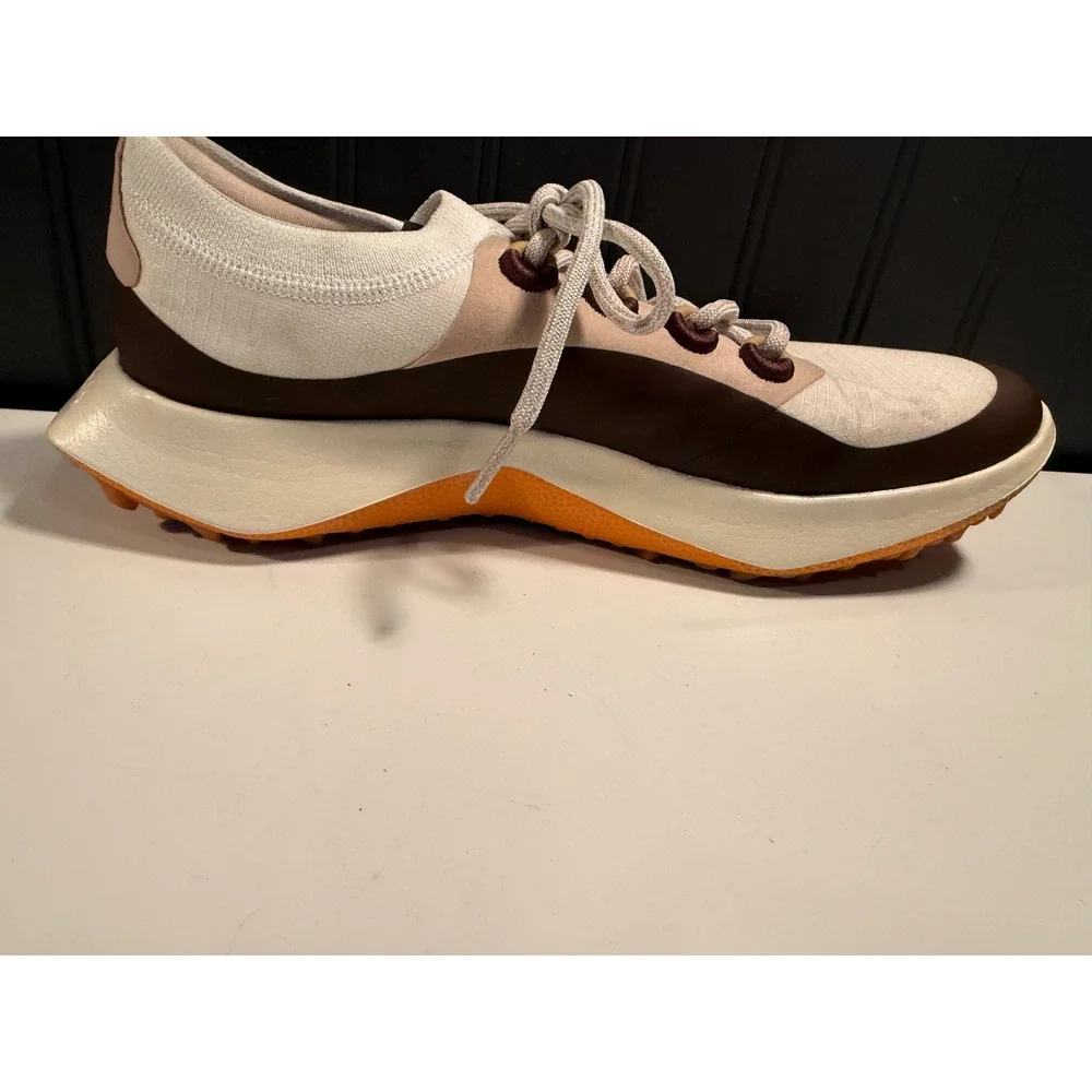 Allbirds Trail Runners SW Hazy Beige Brown Orange Sneakers Mens 9.5 Womens 11